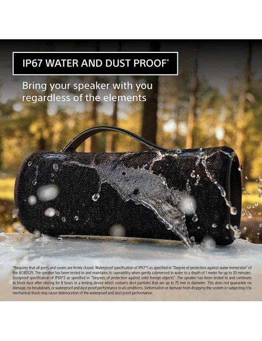 Sony SRS-XG300 X-Series Wireless Portable-Bluetooth Party-Speaker IP67