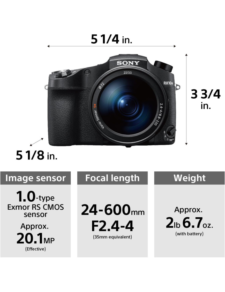 SONY - ★SONY RX10 実用動作品 Amazon.com : Sony RX10 IV Cyber-Shot High Zoom 20.1MP Camera
